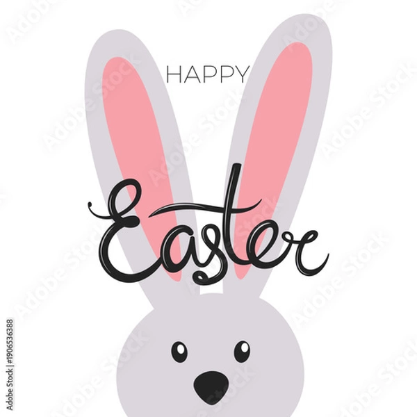 Fototapeta happy easter illustration