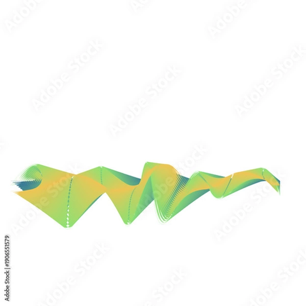 Fototapeta Abstract Gradient Sound Wave Background 