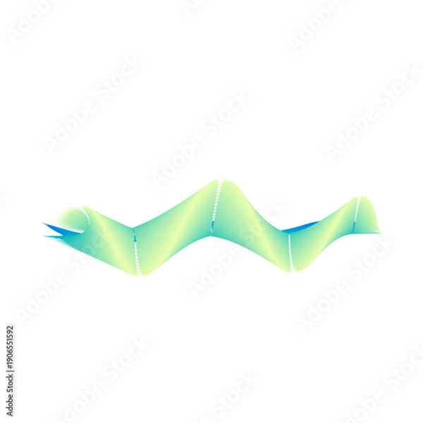 Obraz Abstract Gradient Sound Wave Background 