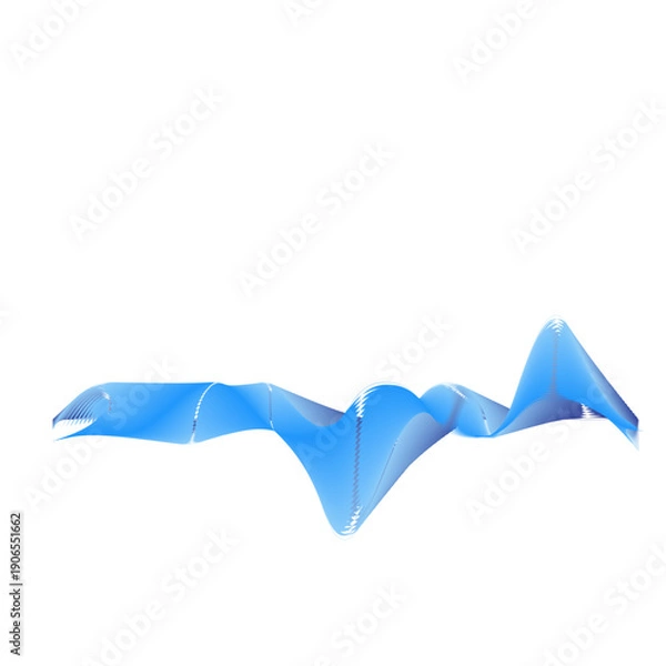 Fototapeta Abstract Gradient Sound Wave Background 