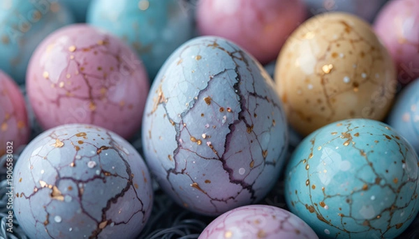 Obraz colorful easter eggs