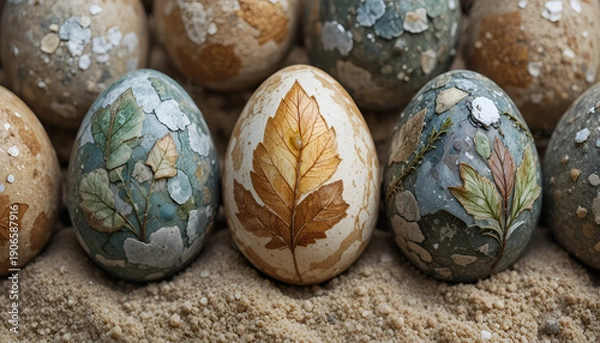 Obraz chocolate easter eggs