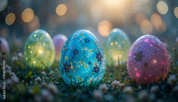 Obraz colorful easter eggs