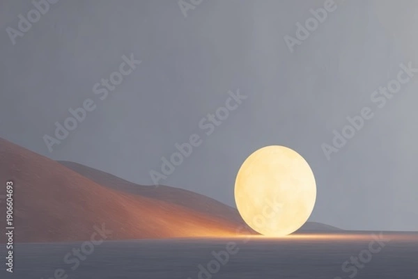 Obraz A light that is on a table