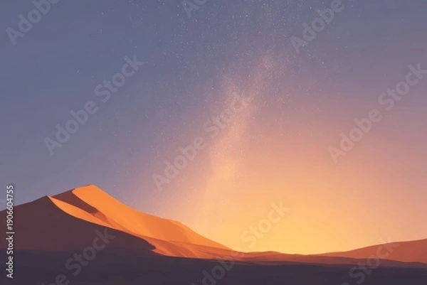 Obraz A mountain in the distance