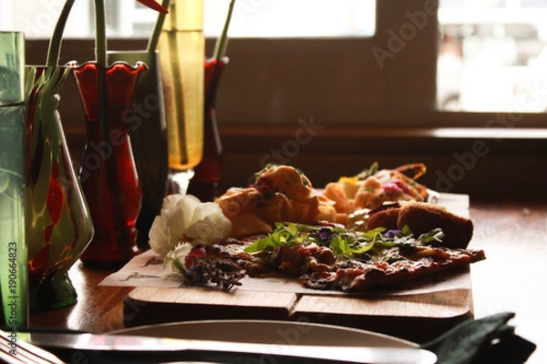 Obraz Table setting with a platter for two