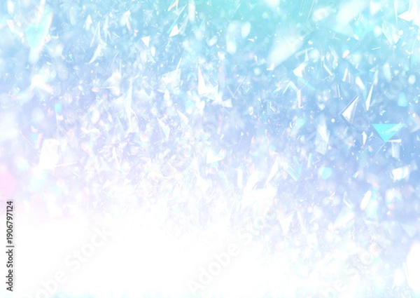 Obraz キラキラと輝くホログラムの背景