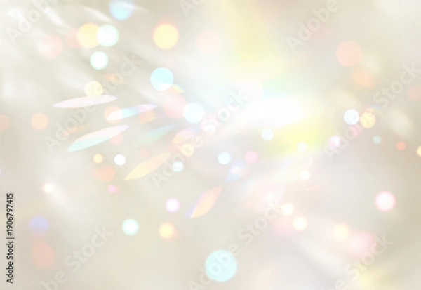 Obraz キラキラした金色のスペクトル背景