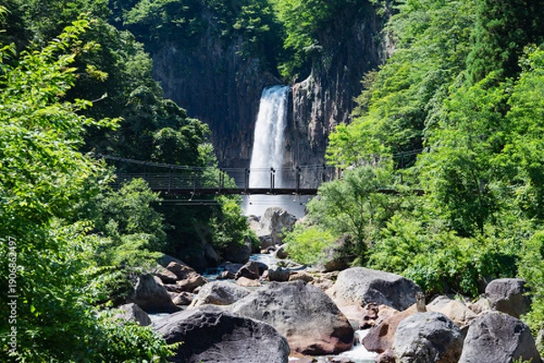 Obraz 新潟　苗名滝