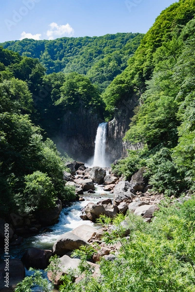 Obraz 新潟　苗名滝