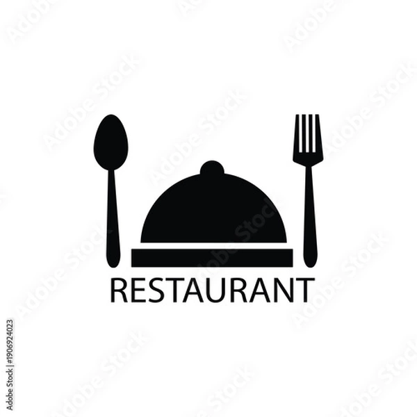 Fototapeta restaurant menu icon