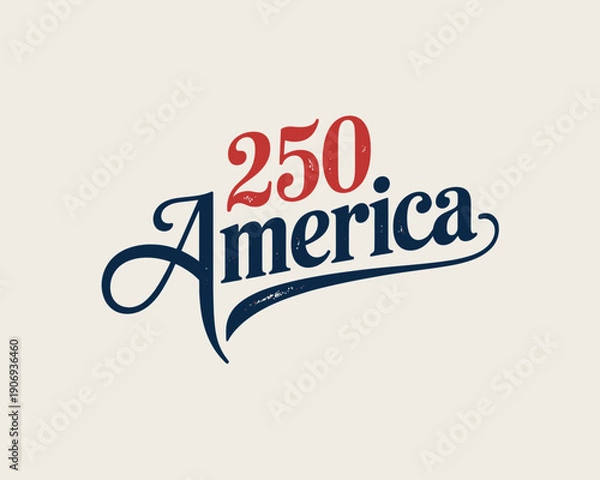 Obraz Logo for 250 america