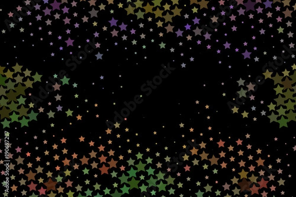 Fototapeta Abstract background with stars. Halftone effect.