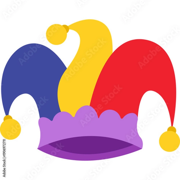Obraz Jester Hat Illustration