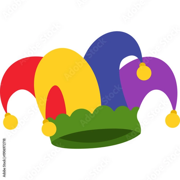Obraz Jester Hat Illustration
