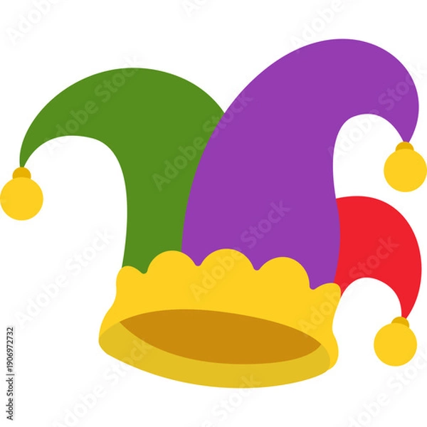 Obraz Jester Hat Illustration