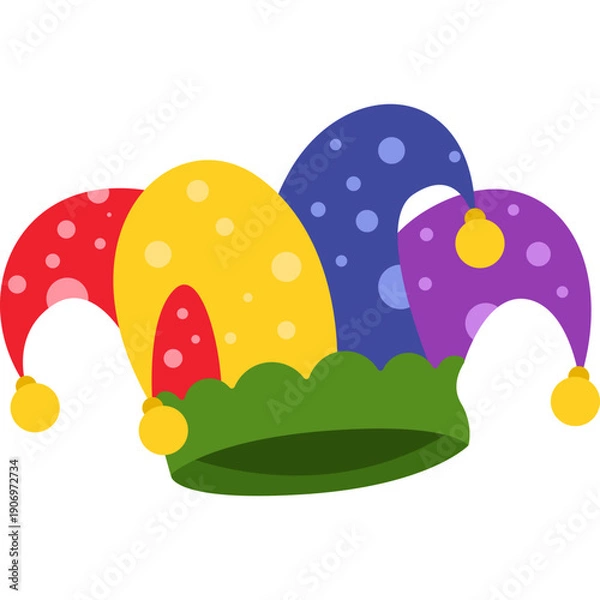 Obraz Jester Hat Illustration
