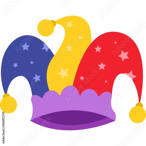 Obraz Jester Hat Illustration