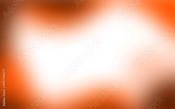 Obraz Transparent smooth blur orange gradient wave frame
