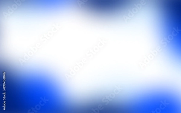 Obraz Transparent smooth blur blue gradient wave frame