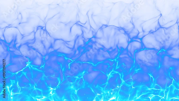 Obraz 燃え上がる青色の炎のエフェクト背景の画像