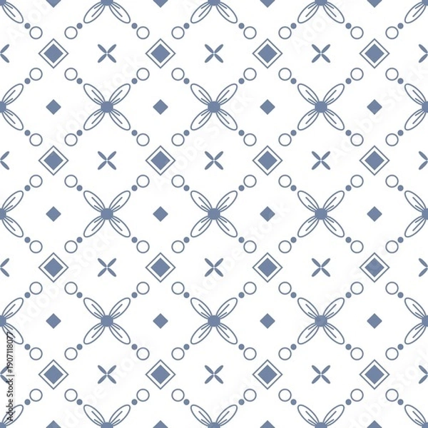 Obraz Seamless patterned background with geometric shapes.