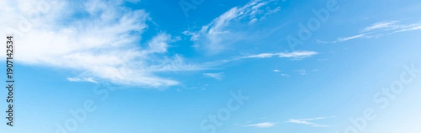 Obraz Blue Sky with Few Clouds