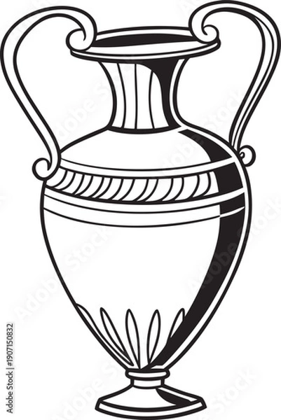 Obraz ancient greek amphora