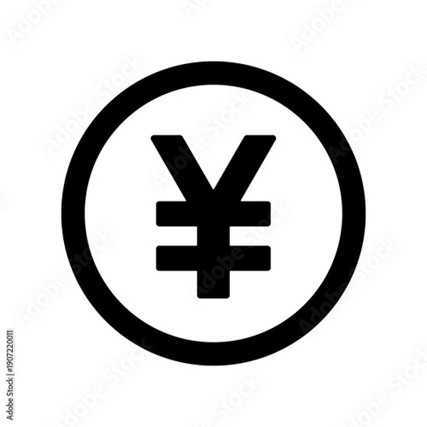 Obraz 日本円マークのアイコン　通貨・コイン
