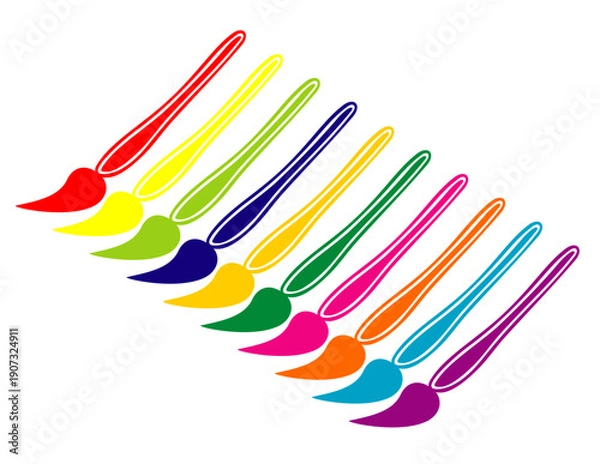 Obraz PEINTRE ET SES OUTILS