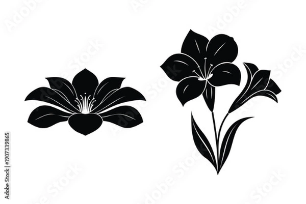 Obraz Simple Floral Design Element