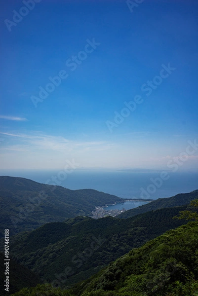 Obraz 夏の静岡県沼津市戸田地区