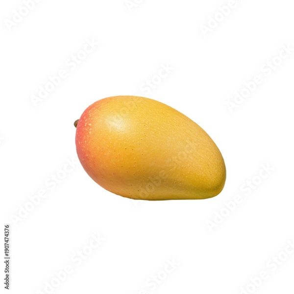 Obraz one ripe mango is yellowish red