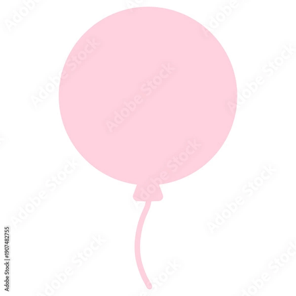 Obraz pink balloon isolated