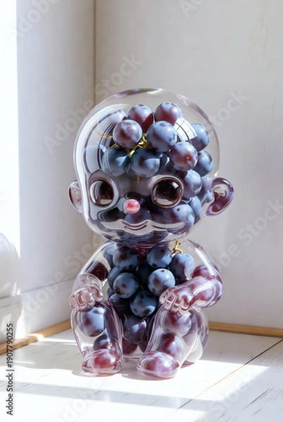 Obraz glass vase on a table