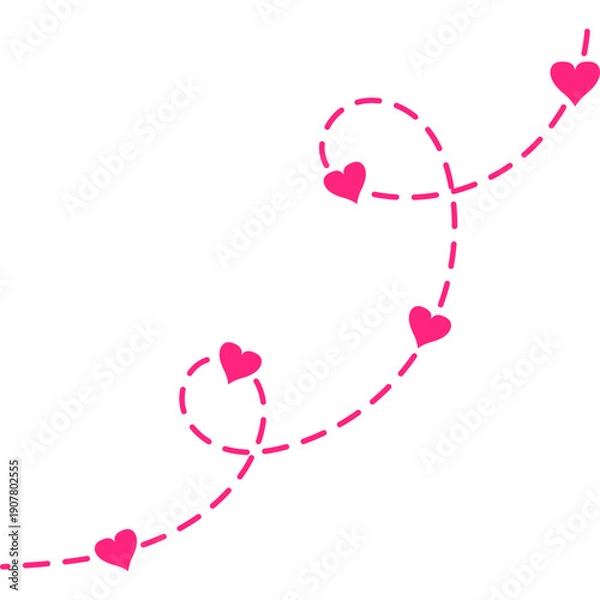 Obraz Valentines Day Tracking Decoration