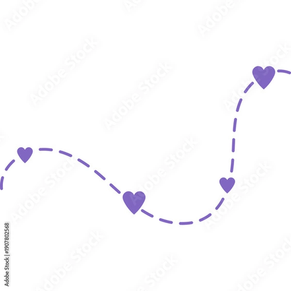 Obraz Valentines Day Tracking Decoration