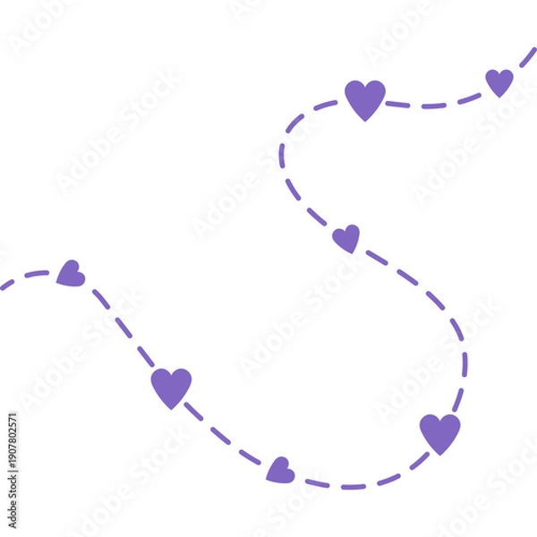 Obraz Valentines Day Tracking Decoration