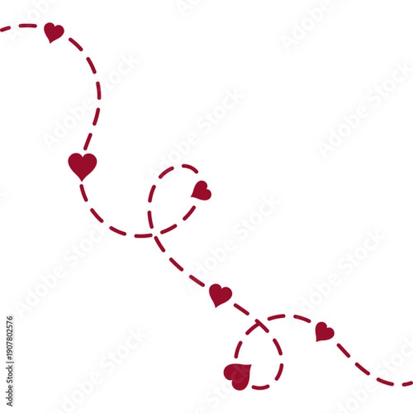 Obraz Valentines Day Tracking Decoration