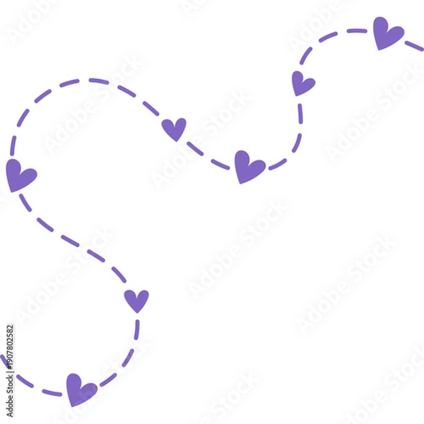 Obraz Valentines Day Tracking Decoration