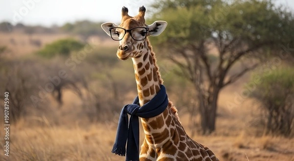 Fototapeta 草原の賢者