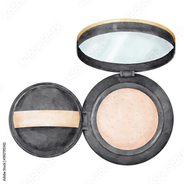 Obraz 水彩画風の高級感のあるクッションファンデーション