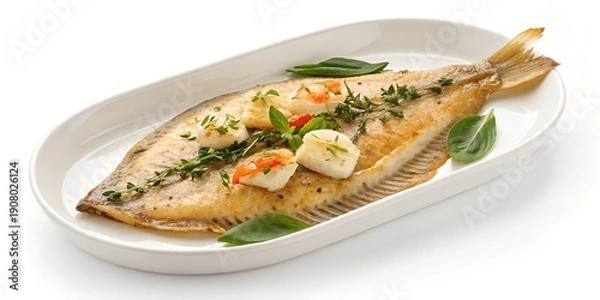 Obraz Seafood Stuffed Flounder