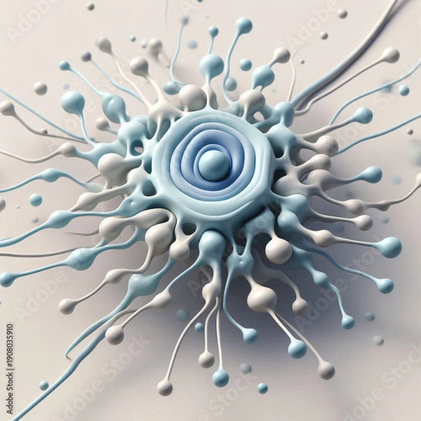 Obraz 細胞のネットワーク、抽象表現