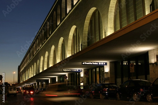 Obraz station - traffic blur