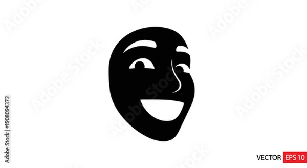 Obraz Theater Comedy Tragedy Mask Icon.