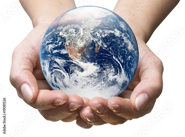 Obraz świat w twoich rękach