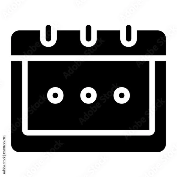 Obraz calendar glyph icon