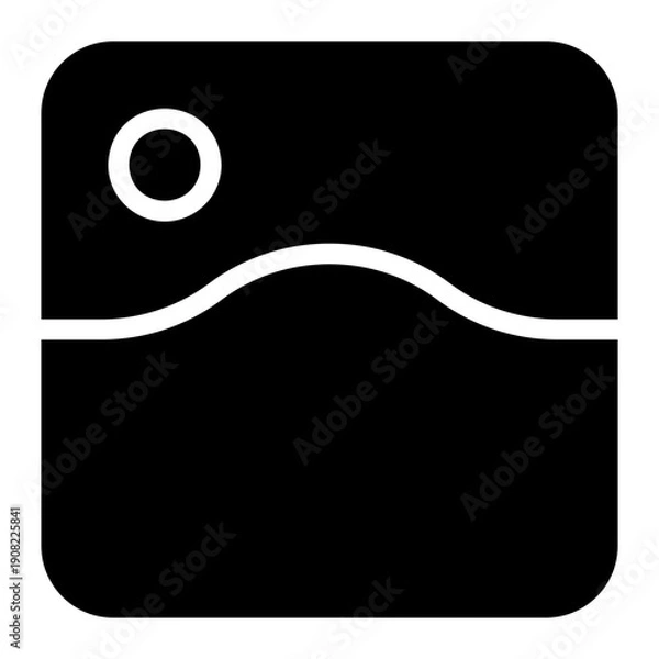 Obraz gallery glyph icon