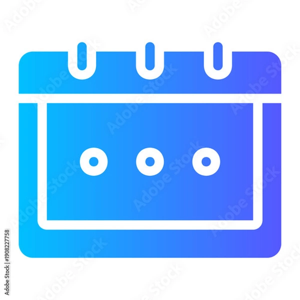 Obraz calendar gradient icon